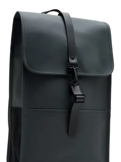 Rains Waterproof Foldover Backpack In Green