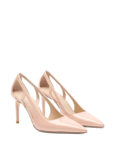 Stuart Weitzman Stuart Power Cutout Pointed Pump In Multi