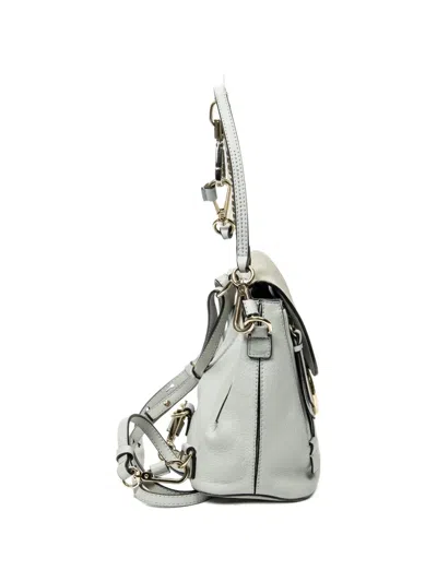 Pre-owned Chloé Faye Backpack In Blue