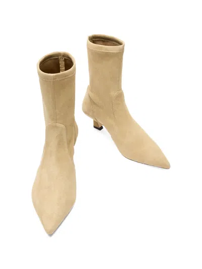 Stuart Weitzman Vinnie Bootie 50 In Neutral