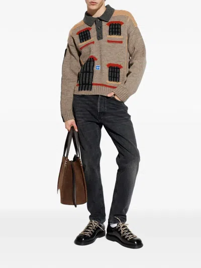 Haikure Five-pocket Buttoned Jeans In Black