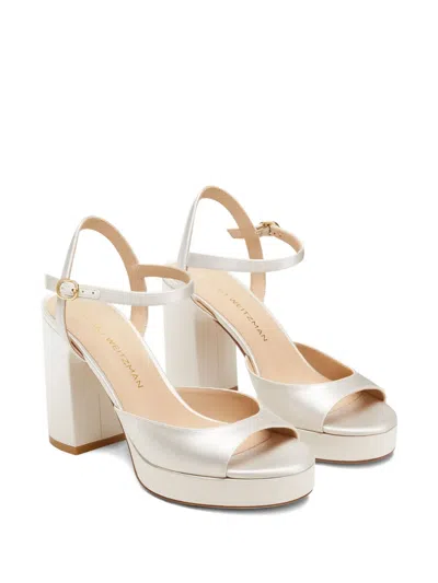 Stuart Weitzman Dayna Ii Arched Vamp Platform Sandals In Multi