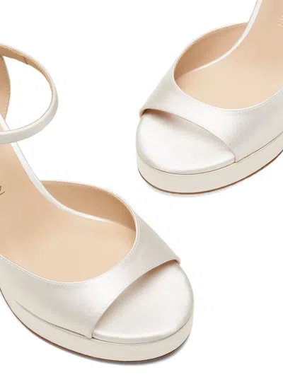 Stuart Weitzman Dayna Ii Arched Vamp Platform Sandals In Multi