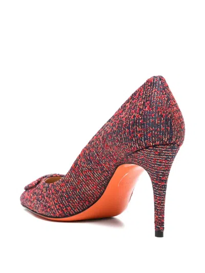 Santoni Pointed-toe Pumps In Multi