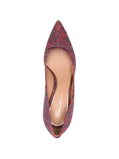 Santoni Pointed-toe Pumps In Multi