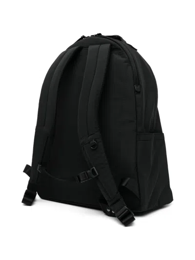 Agnès B. Logo-patched Zip Backpack In Black