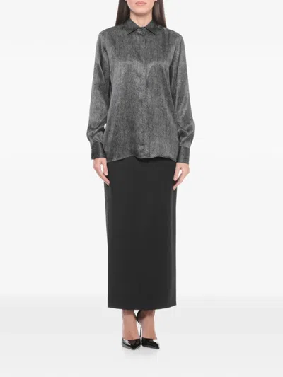 Antonelli Herringbone Button Shirt In Multi