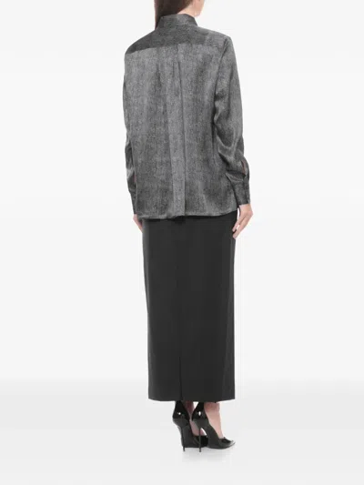 Antonelli Herringbone Button Shirt In Multi