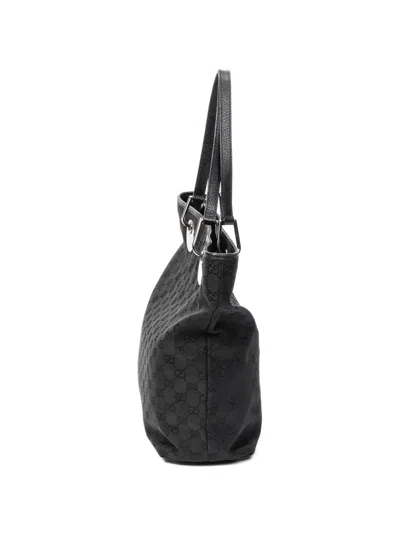 Pre-owned Gucci Eclipse Tote Bag In Black