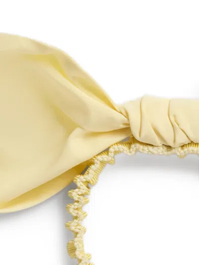 Patou Bow Scrunchie In Neutral