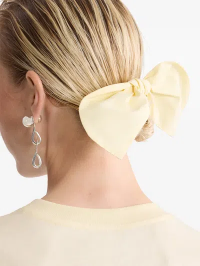Patou Bow Scrunchie In Neutral