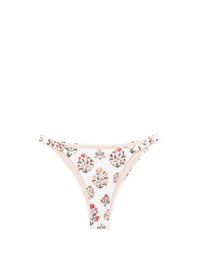 Agua By Agua Bendita Vera Andes Ruffled Floral-print Stretch Recycled ...