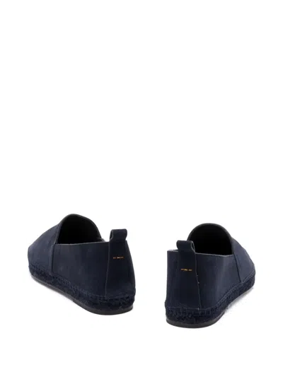 Castaã±er Leather Espadrilles In Blue