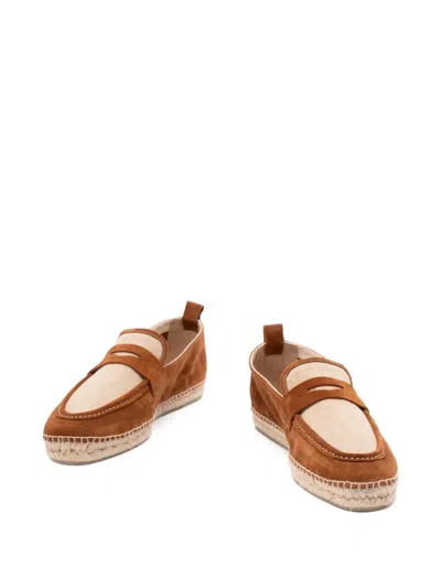 Castaã±er Panelled Espadrilles In Brown