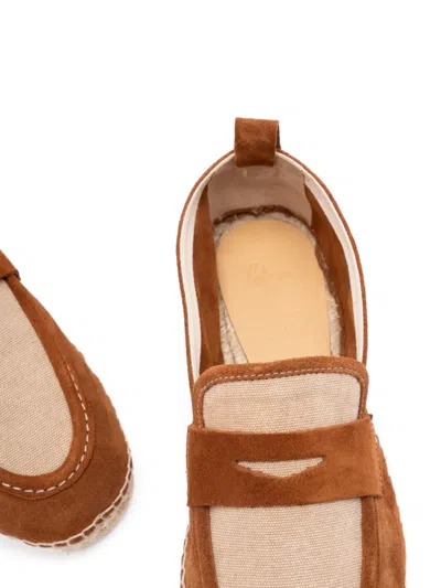 Castaã±er Panelled Espadrilles In Brown