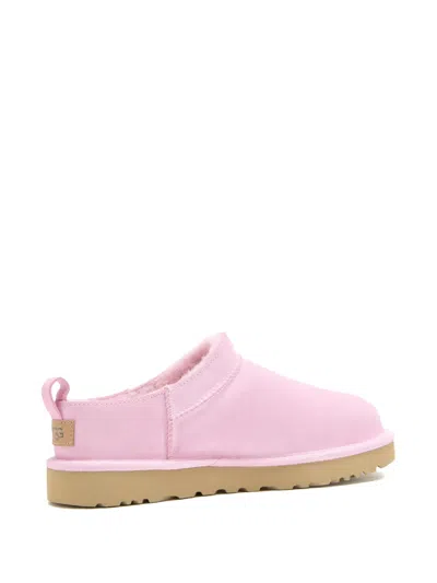 Ugg Classic Micro Pink Suede Boots In Pink