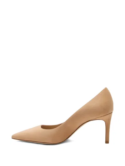 Stuart Weitzman Power Pointed-toe Pumps In Neutral