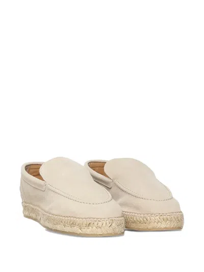Eleventy Leather Espadrilles In Multi