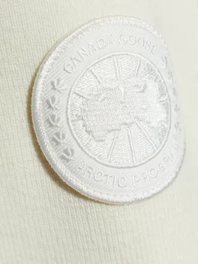 Canada Goose Quilted Puffer Jacket In White