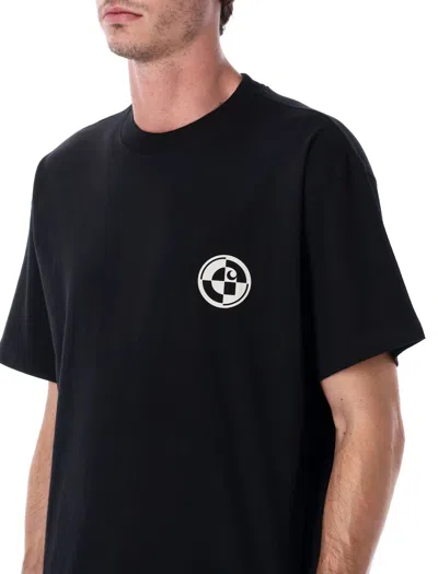 Carhartt Black Logo T-shirt In Black
