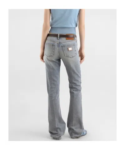 Dolce & Gabbana Multi-pocket Jeans In Blue