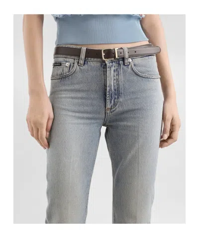 Dolce & Gabbana Multi-pocket Jeans In Blue