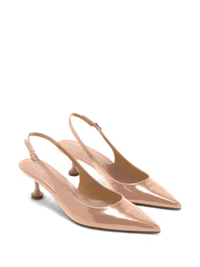 Stuart Weitzman Pointed Slingback Pumps In Multi