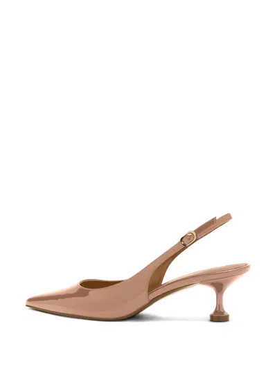 Stuart Weitzman Pointed Slingback Pumps In Multi