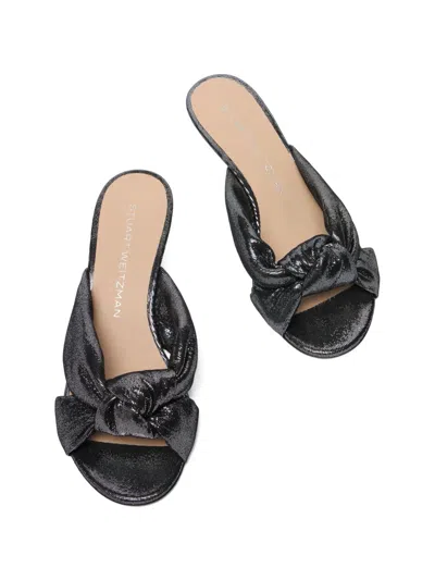 Stuart Weitzman Knotted Slide Sandal In Multi