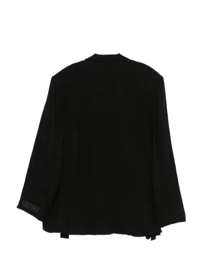N°21 Notched Lapel Blazer In Black
