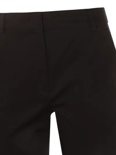 Max Mara Belt-loop Trousers In Black
