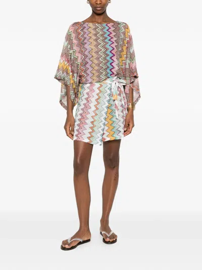 Missoni Zigzag Blouse In Multi