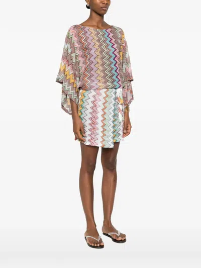 Missoni Zigzag Blouse In Multi