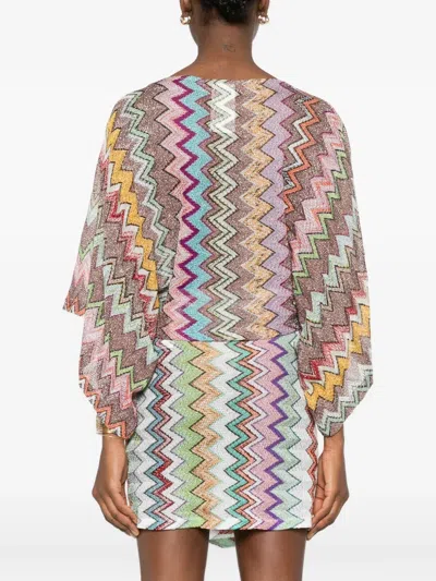 Missoni Zigzag Blouse In Multi
