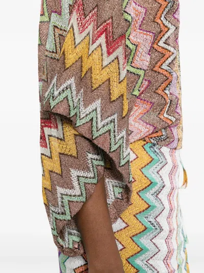 Missoni Zigzag Blouse In Multi