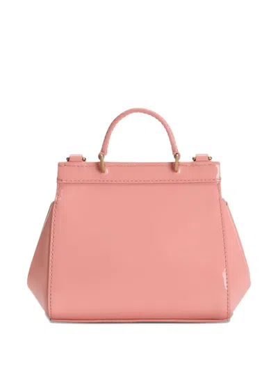 Dolce & Gabbana Sicily Top-handle Flap Tote Bag In Pink
