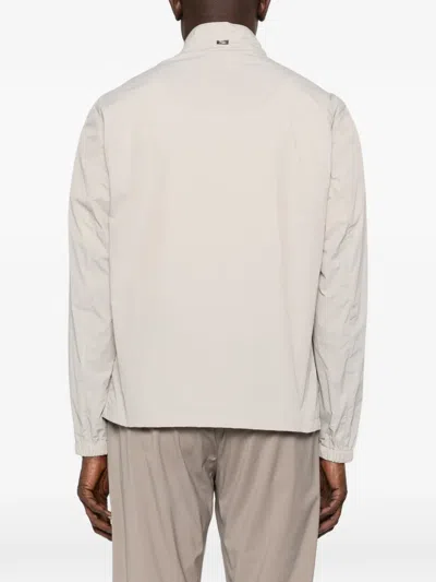 Herno Natural Polyamide Short Jacket In Neutral