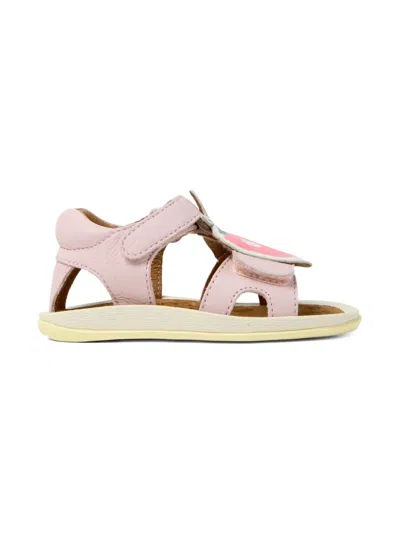 Camper Fruit Leather Sandals In Pink