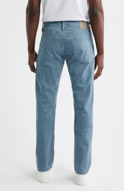 Ag Everett Stretch Sateen Slim Straight Pants In Multi
