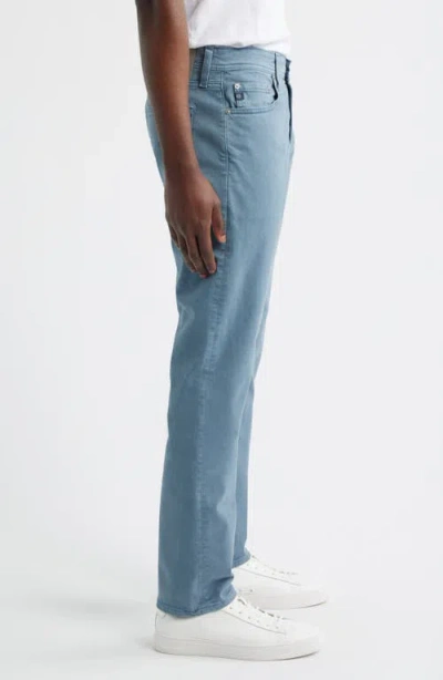 Ag Everett Stretch Sateen Slim Straight Pants In Multi