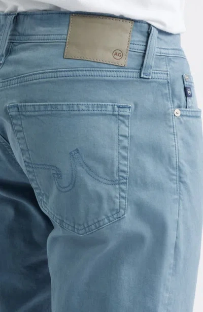 Ag Everett Stretch Sateen Slim Straight Pants In Multi