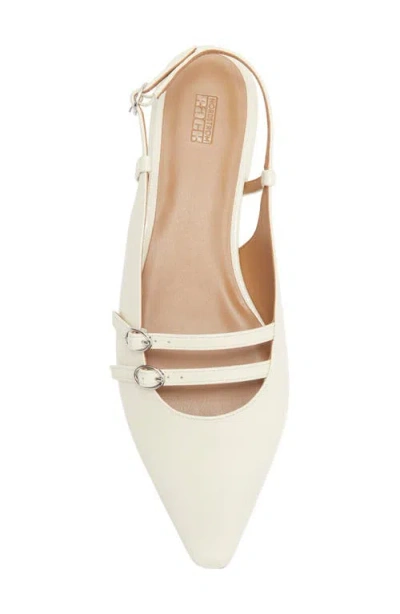 Nordstrom Rack Capris Slingback Flat In White