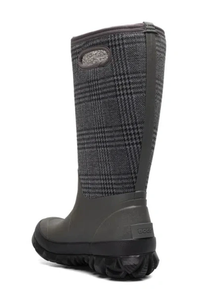 Bogs Whiteout Faded Waterproof Boot In Black