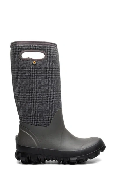 Bogs Whiteout Faded Waterproof Boot In Black