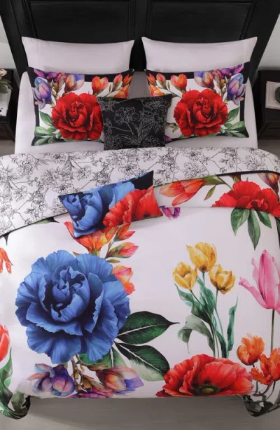 Bebejan Petal Portrait Comforter Set In Multi