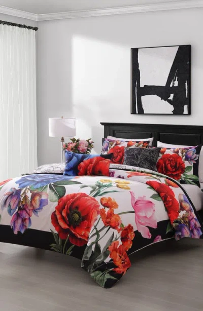 Bebejan Petal Portrait Comforter Set In Multi