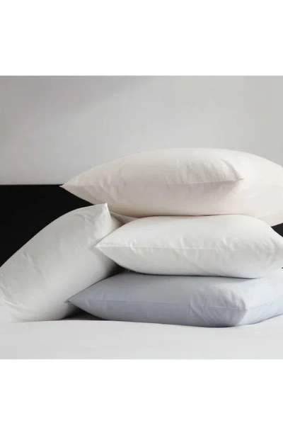 Vera Wang Vw Solid Egyptian Cotton Percale Sheet Set In White