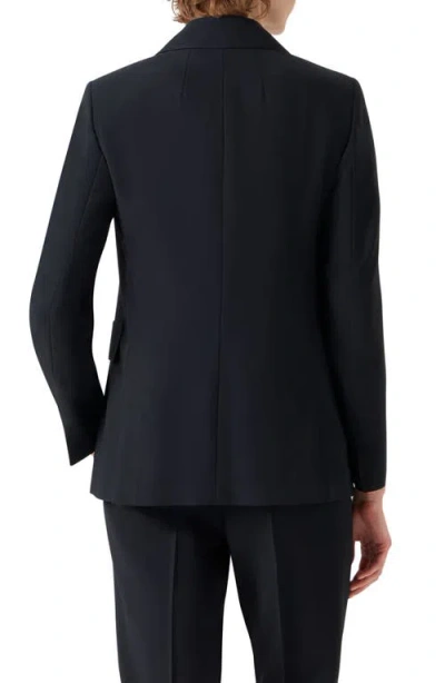 Akris Malik Cool Wool Single-breasted Jacket In Black