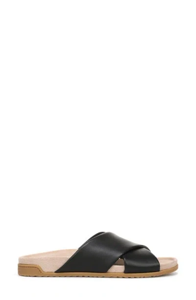 Vionic Etna Crossover Slide Sandal In Black