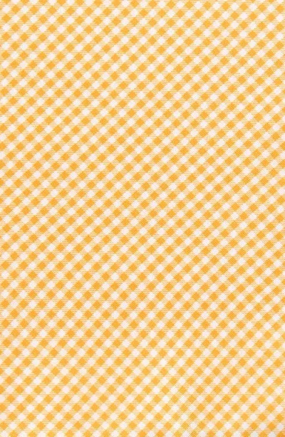 Nordstrom Panel Silk Pocket Square In Orange